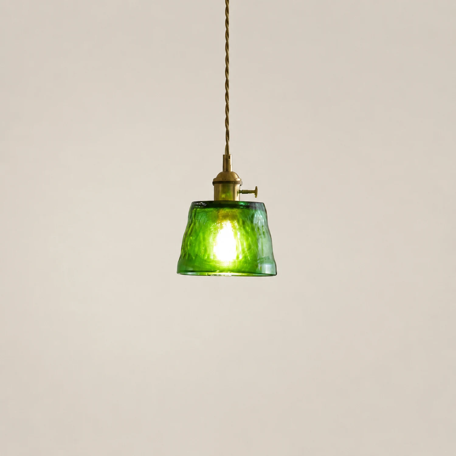 Hailie Modern Nordic Kitchen Island Glass Pendant Light, Brown/Green/Clear/Blue - Lumpaz