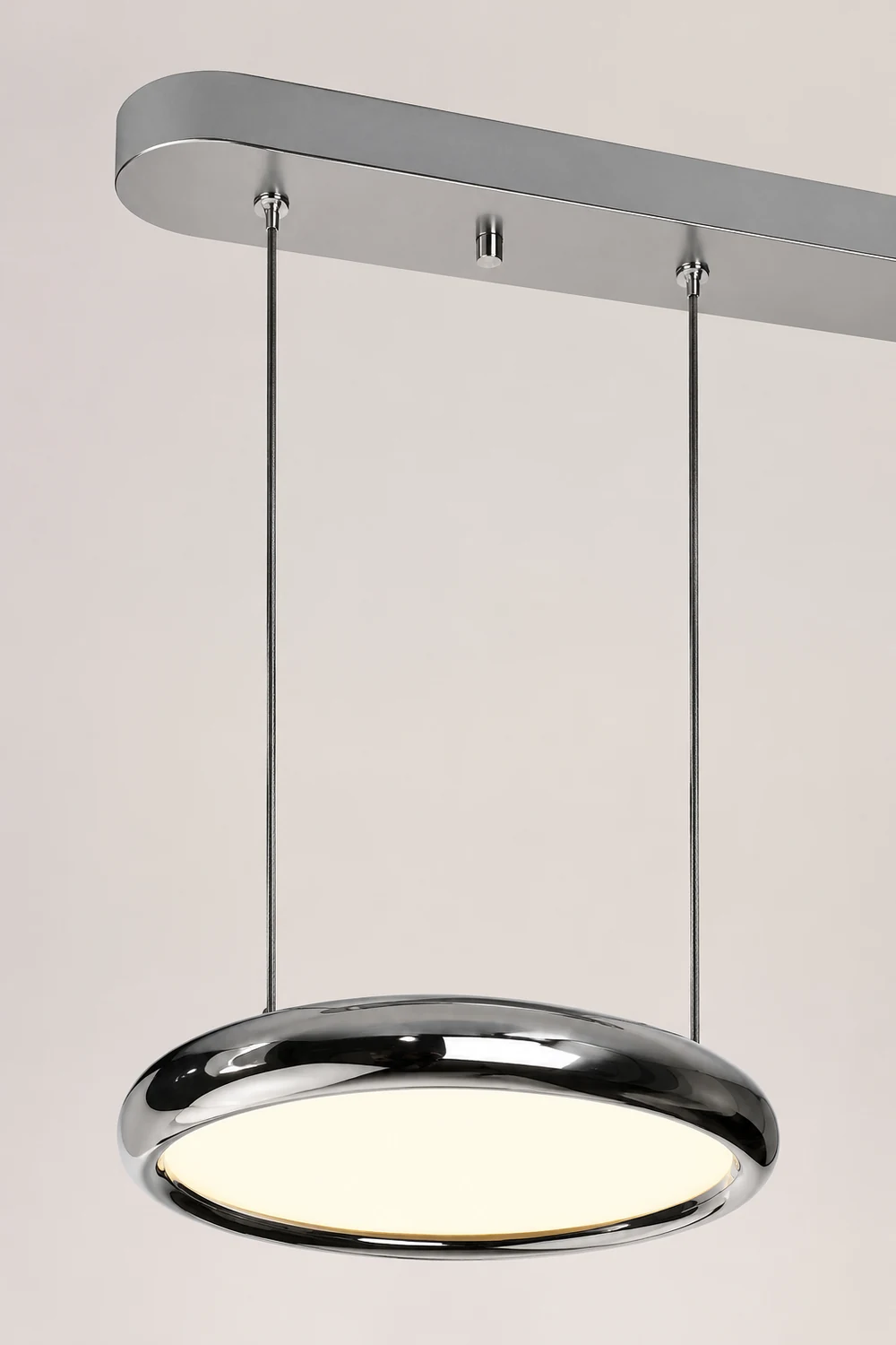 Welsh Minimalist Circular Metal Pendant Light,Silver/Gold/Rose Gold - Lumpaz