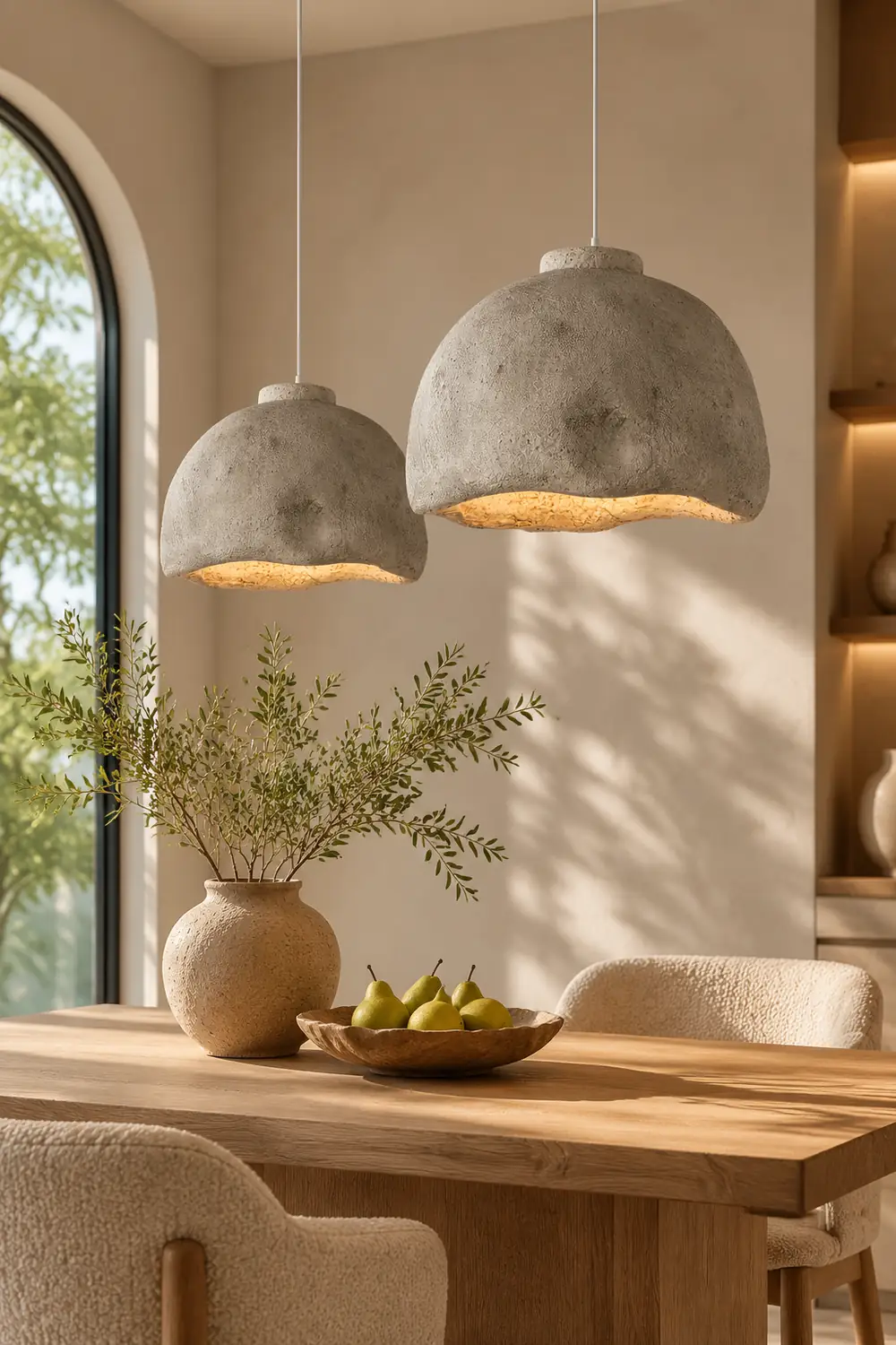 Cairns Pendant Light, 2 Colors, 13.7"/17.7"/23.6" - Lumpaz