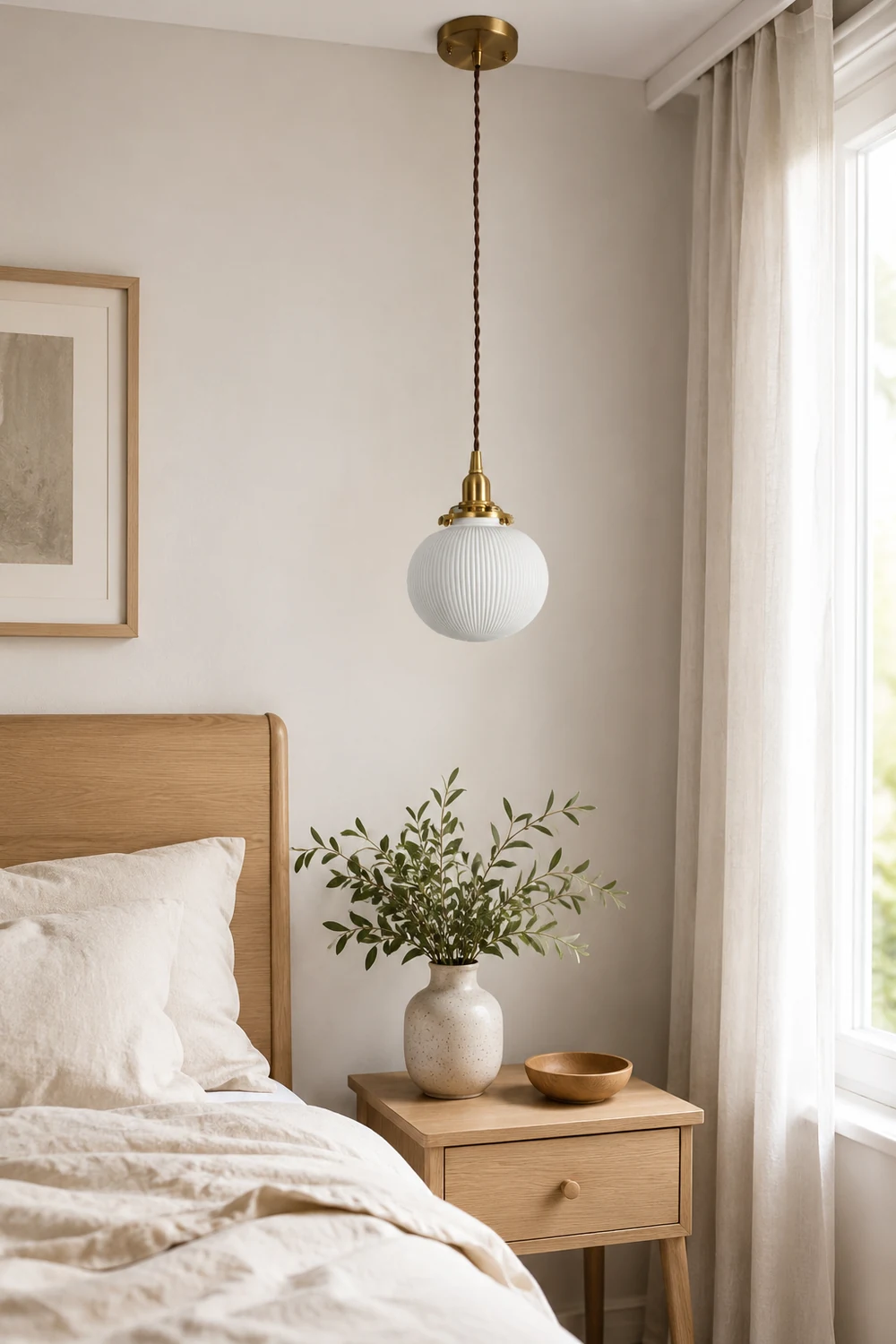 Valentina Nordic Simple Ceramics Pendant Light, 3 Style - Lumpaz