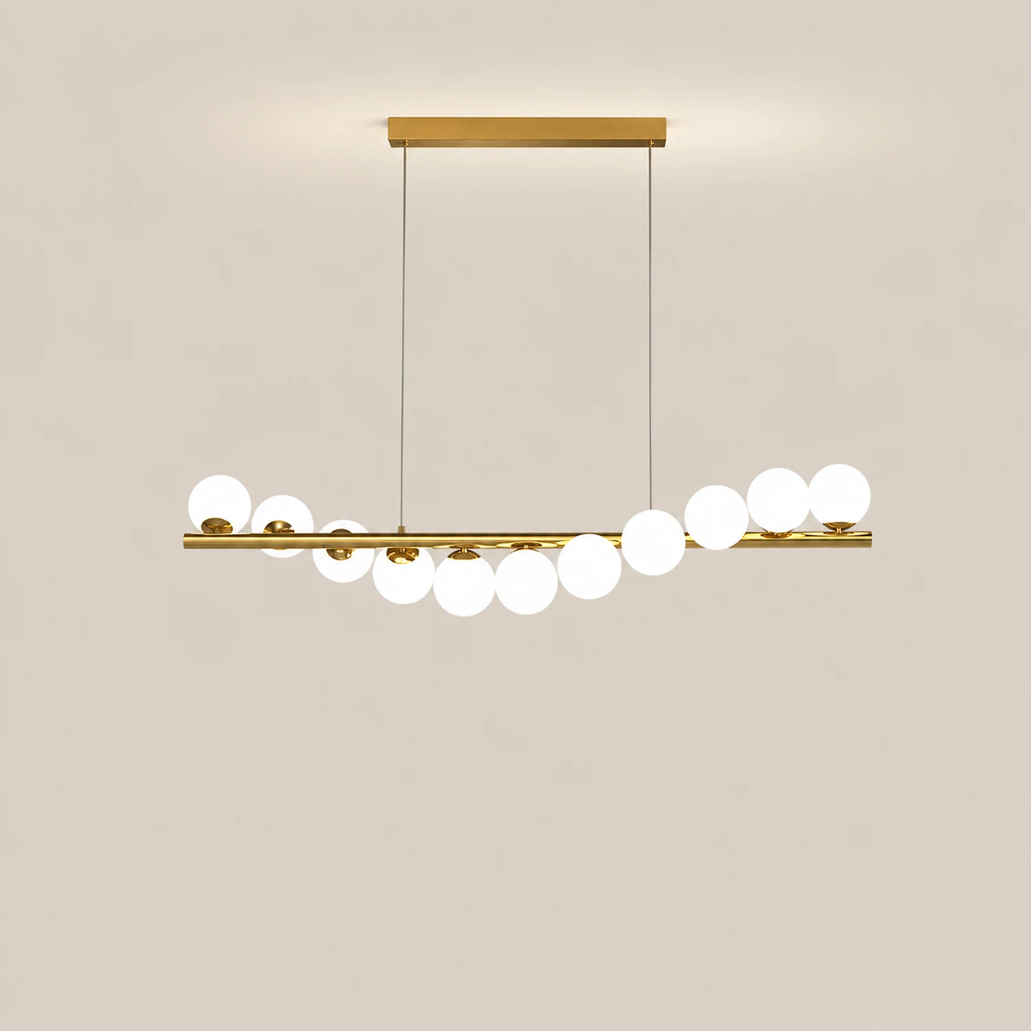 Valentina Nordic Linear LED Pendant Light, 7/9/11 Heads - Lumpaz