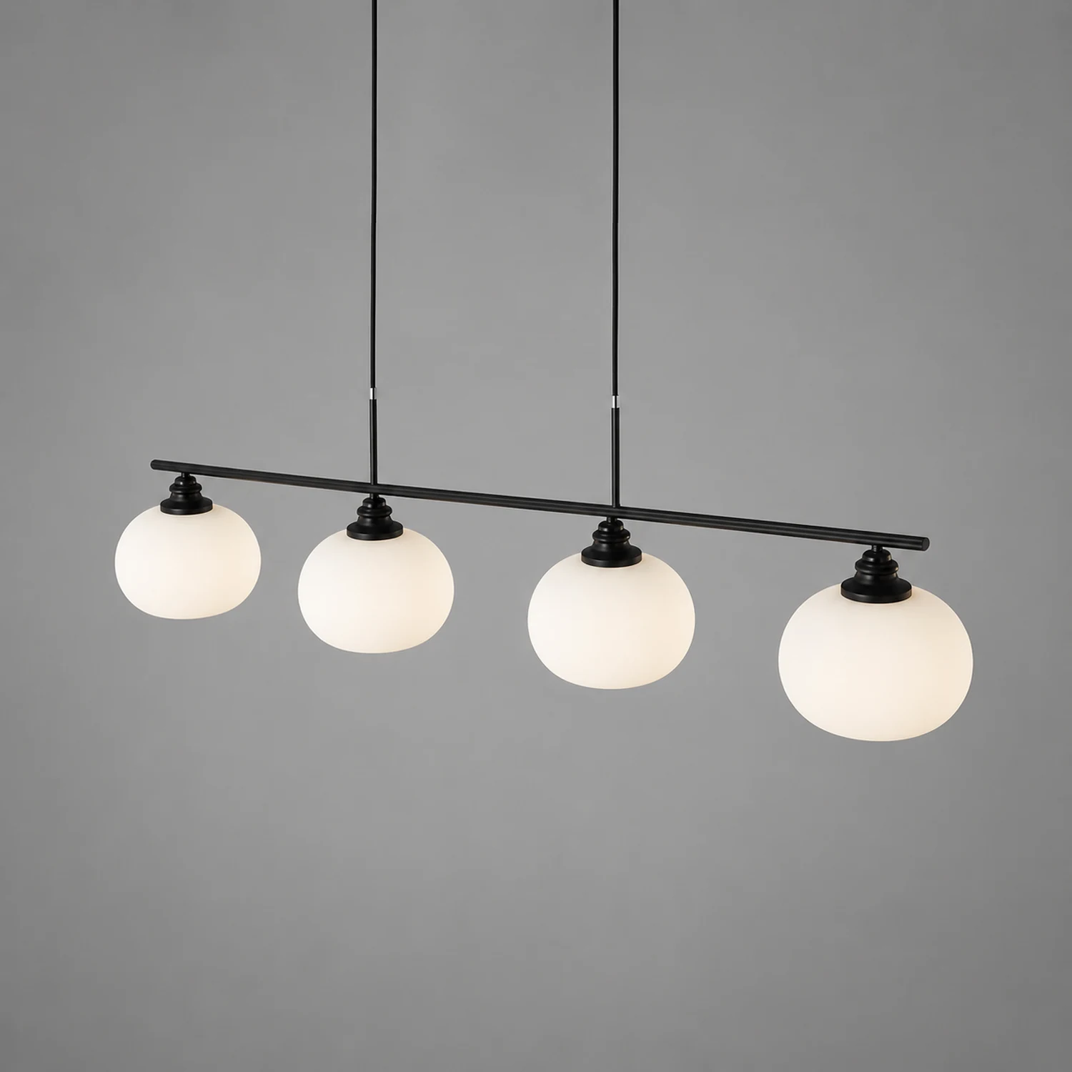 Hailie Modern Nordic Simple Pendant Light, Black/Gold - Lumpaz