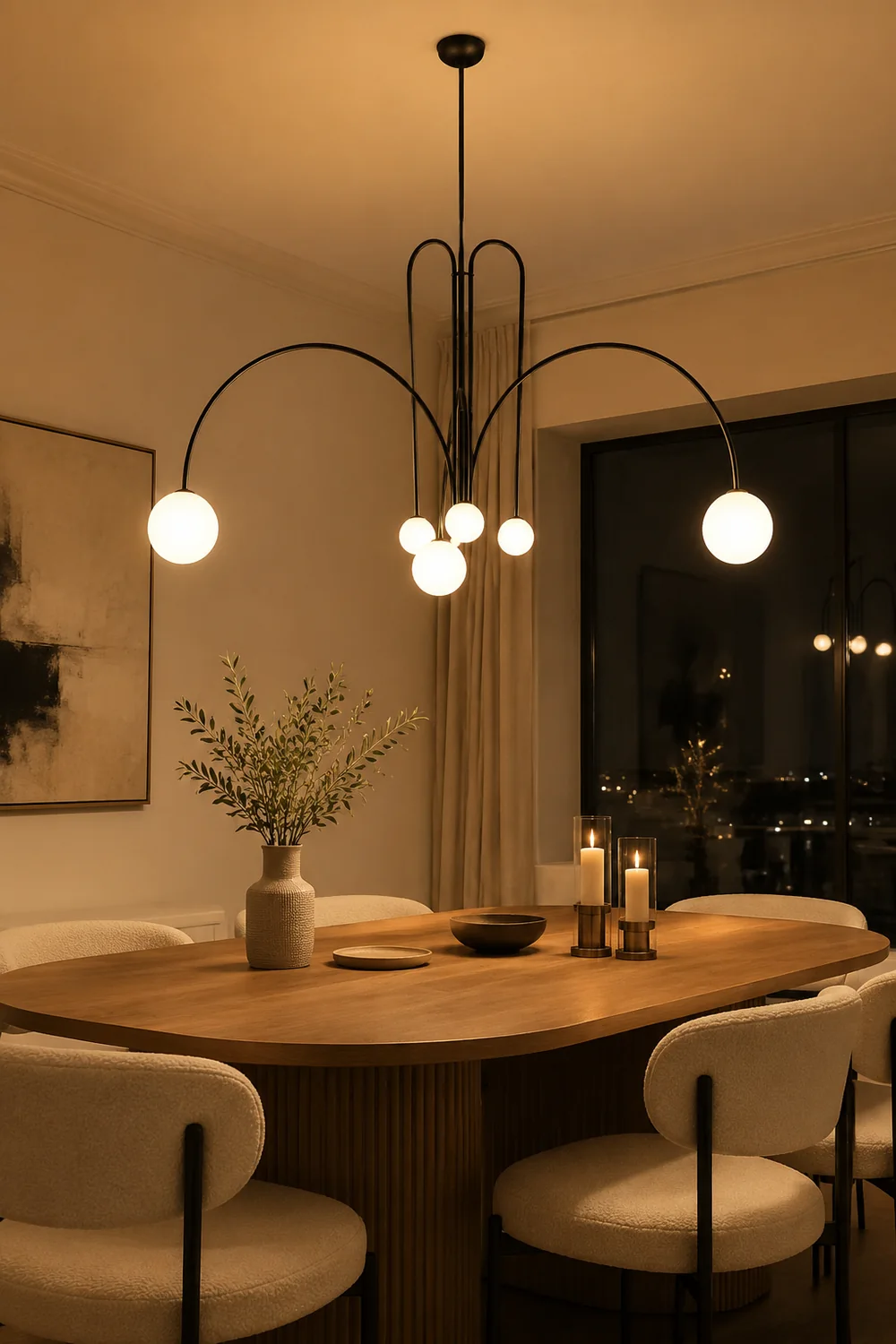 Avi Double Layer White Glass Pendant Light - Lumpaz