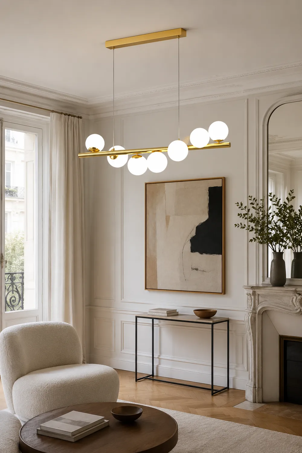 Valentina Nordic Linear LED Pendant Light, 7/9/11 Heads - Lumpaz