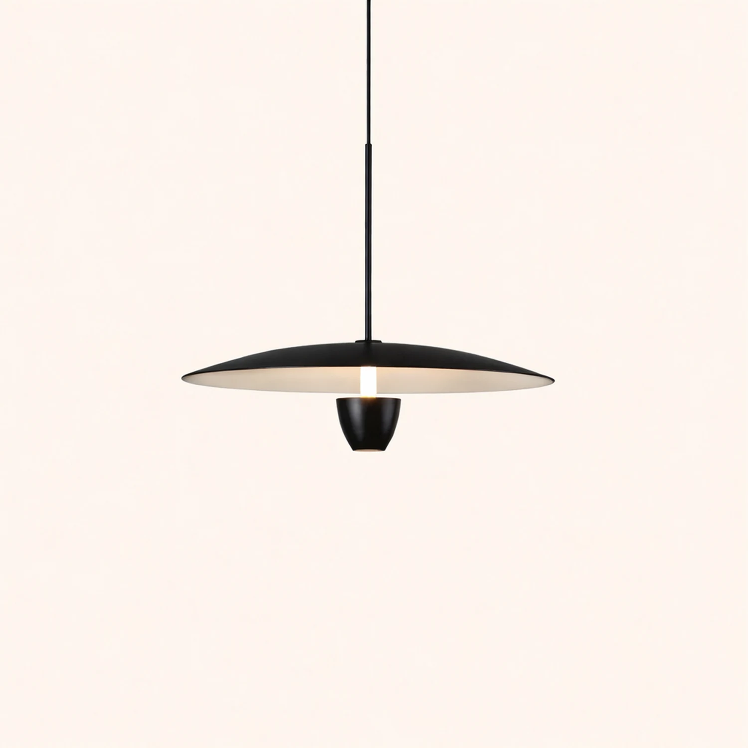 Carins Modern Nordic Metal Pendant Light, Black - Lumpaz