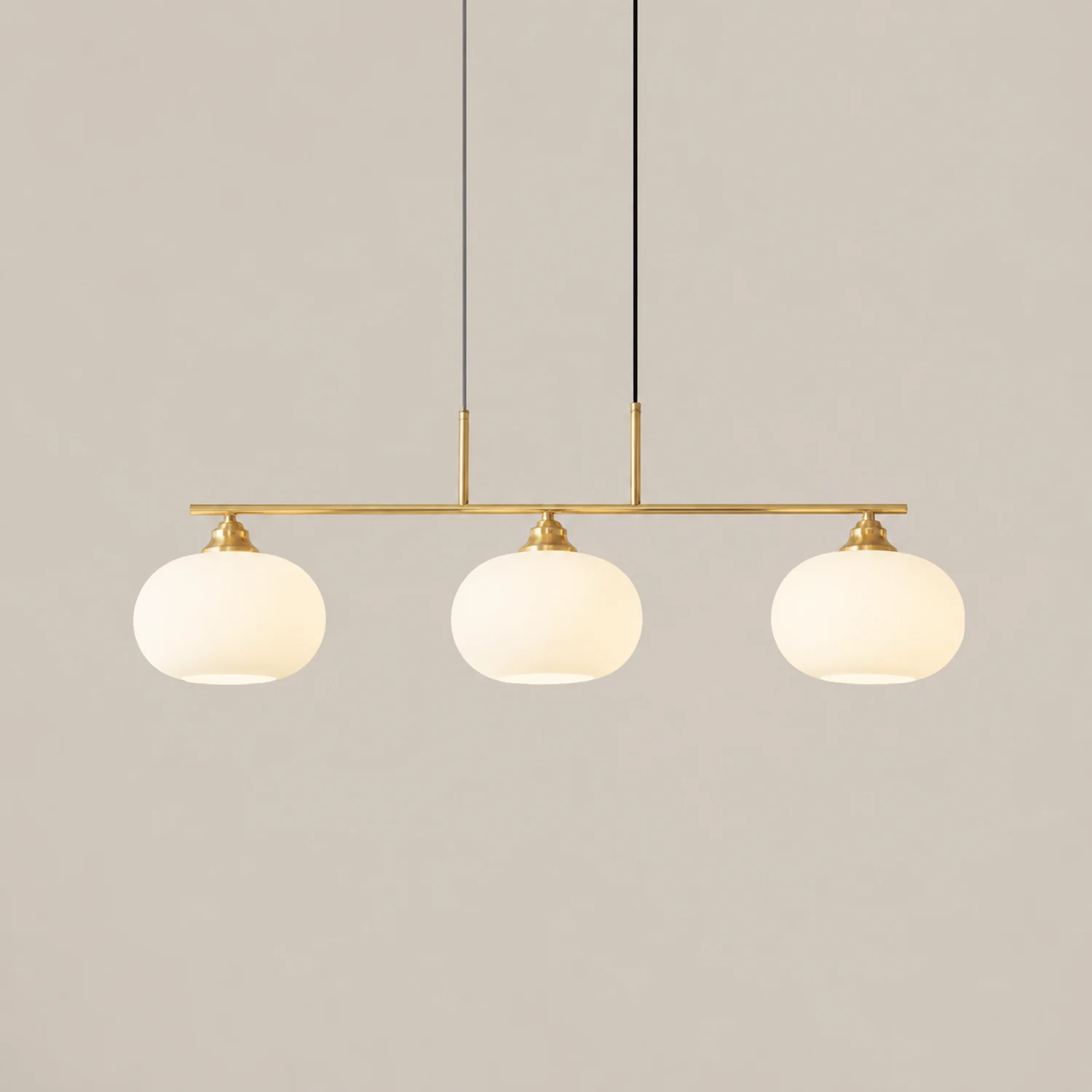 Hailie Modern Nordic Simple Pendant Light, Black/Gold - Lumpaz