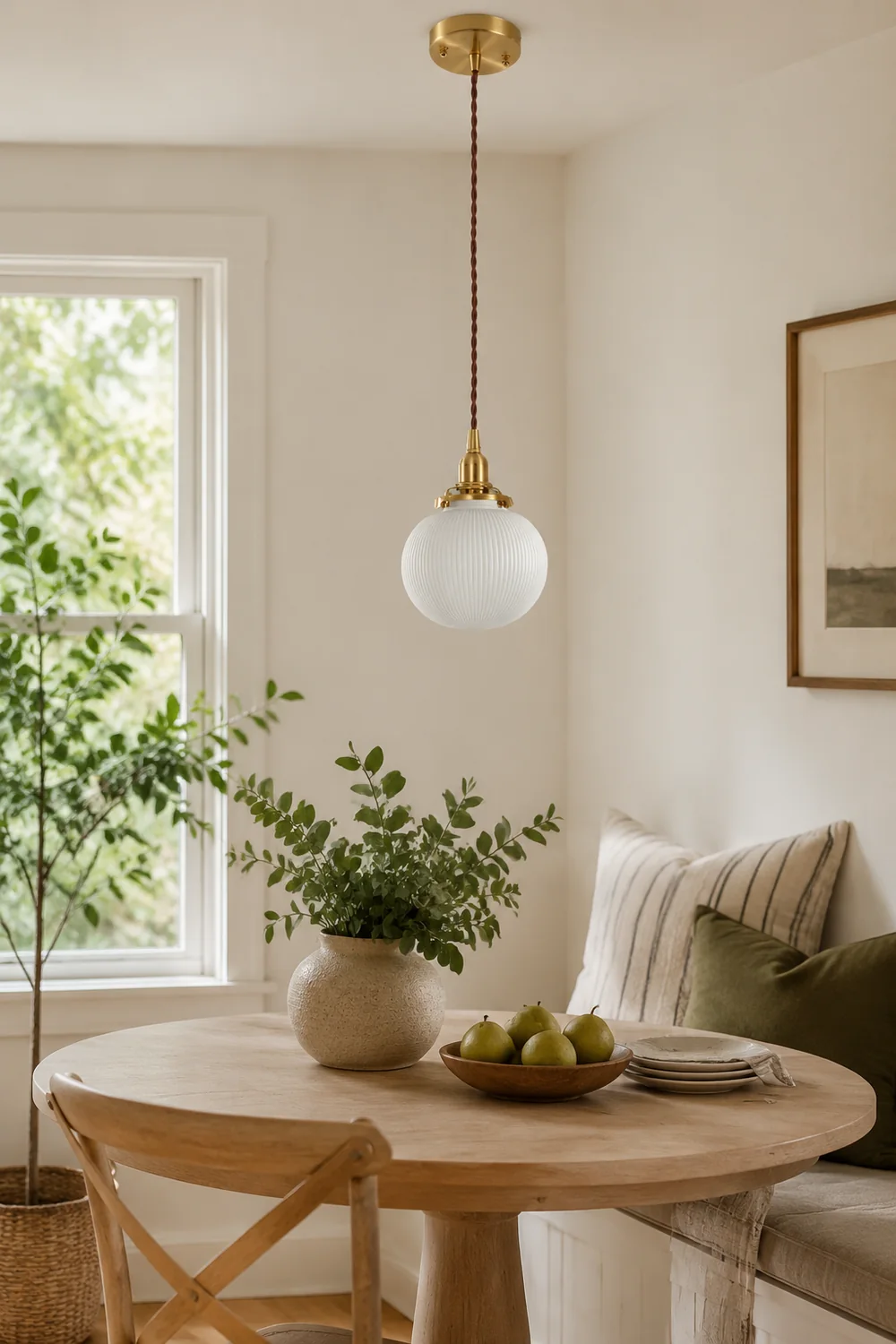 Valentina Nordic Simple Ceramics Pendant Light, 3 Style - Lumpaz