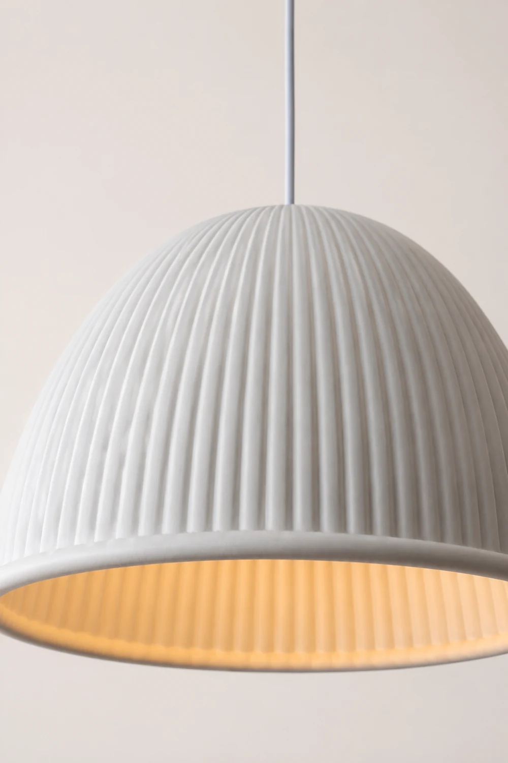 Morandi Modern Semi Resin Pendant Light, Gray/Black/White - Lumpaz