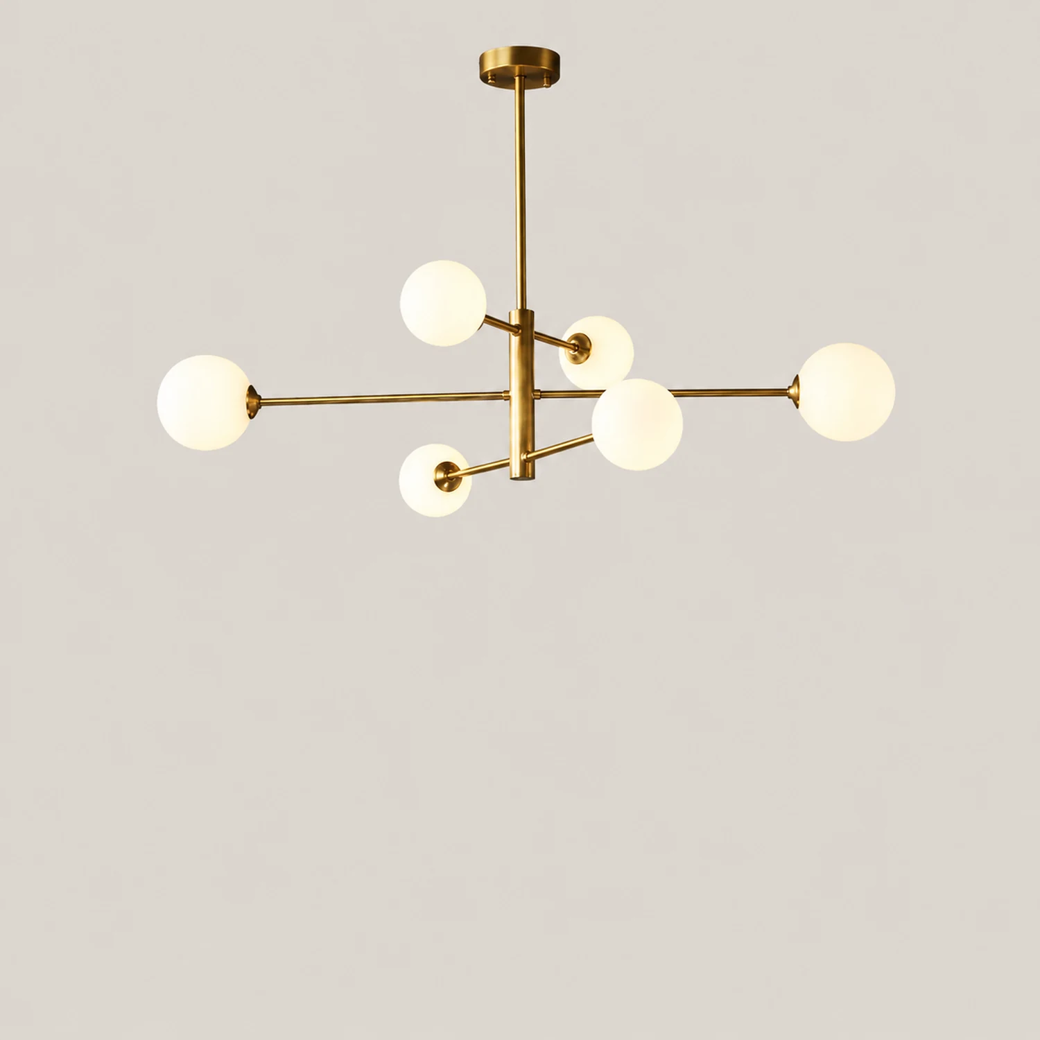 Valentina Modern Glass Shade Pendant Light, Copper/Black - Lumpaz