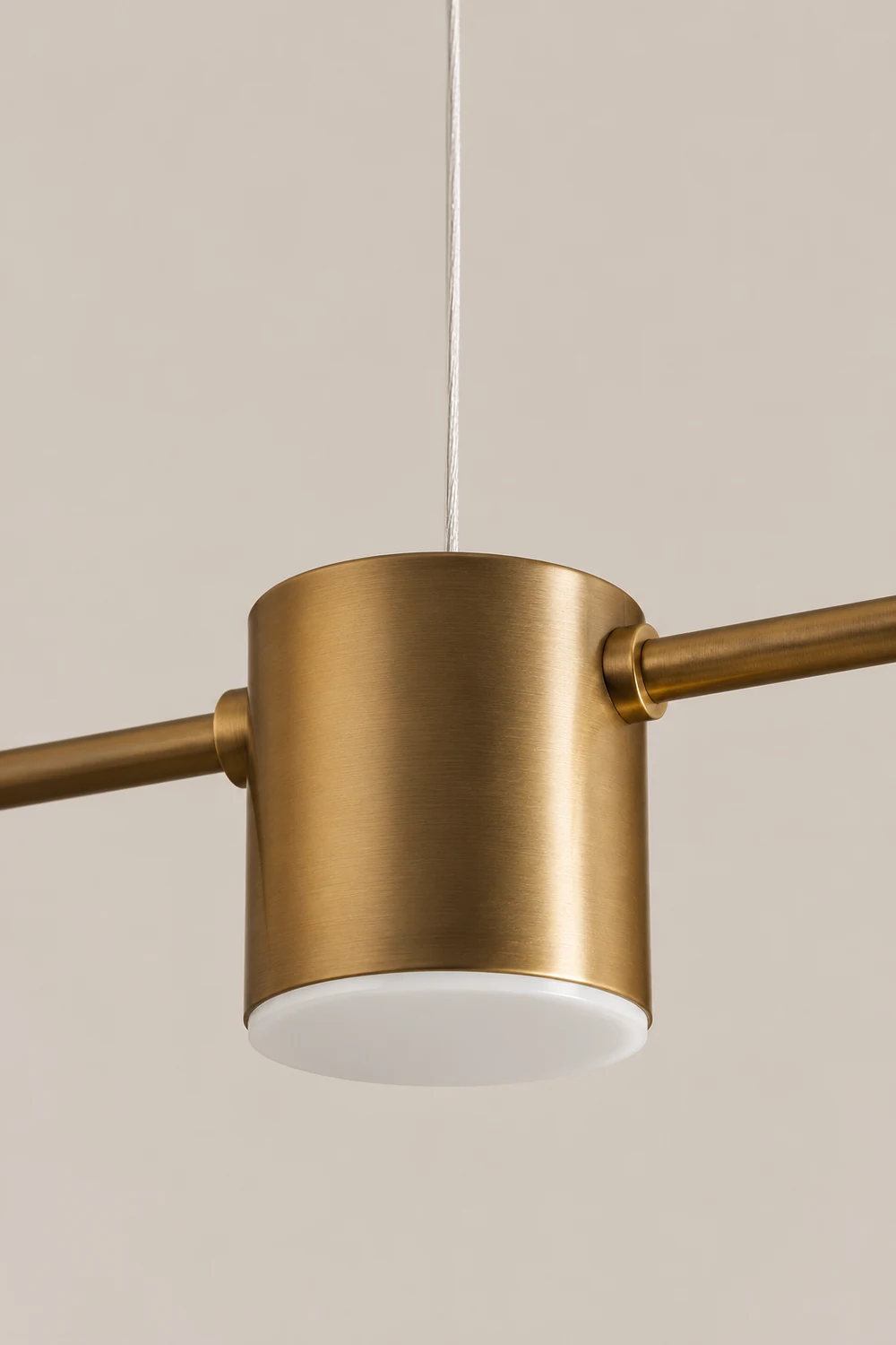Leigh Metal Simple Linear Pendant Light, Black/Gold, 3/5Heads - Lumpaz