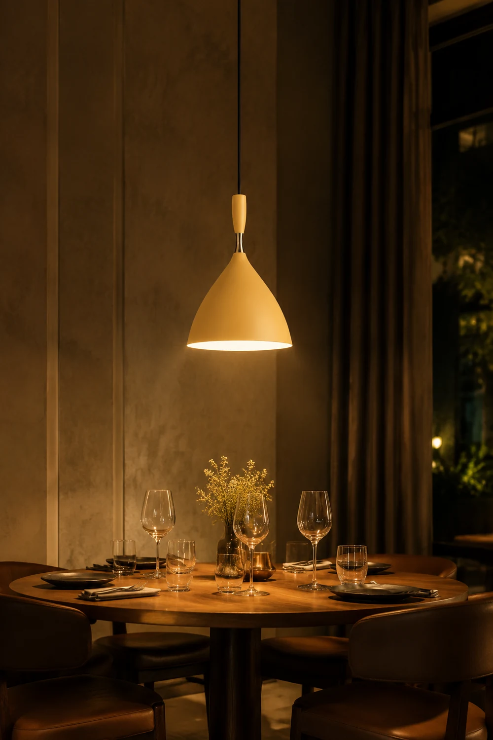 Morandi Metal Colorful Single Pendant Light Bedroom/Living Room - Lumpaz