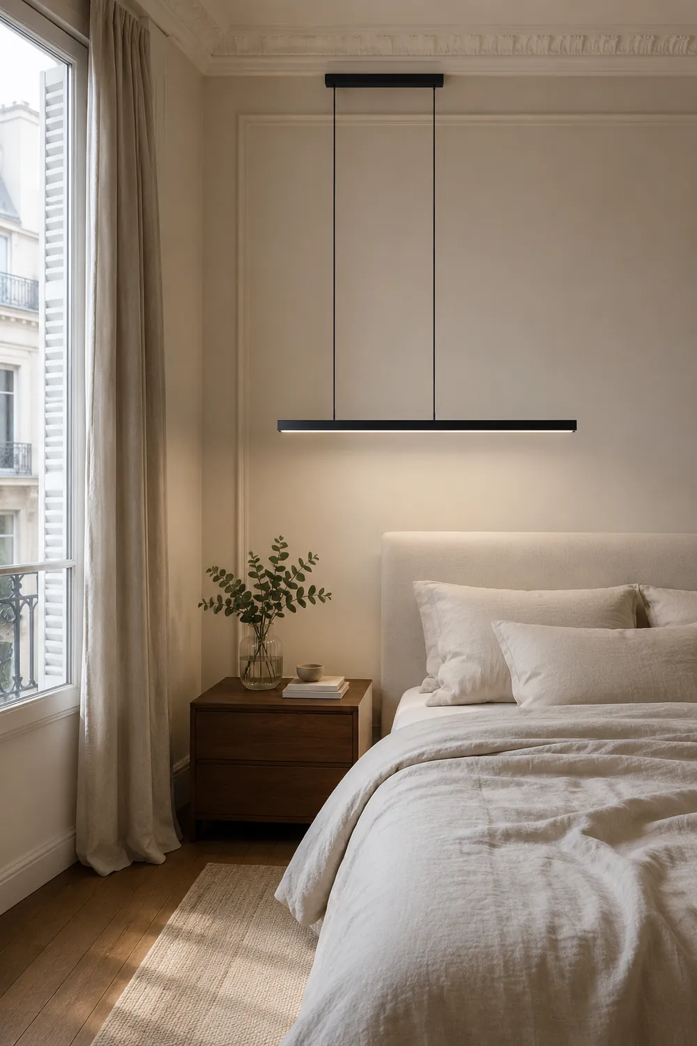 Edge Minimalist Pendant Light Linear Dimmable - Lumpaz