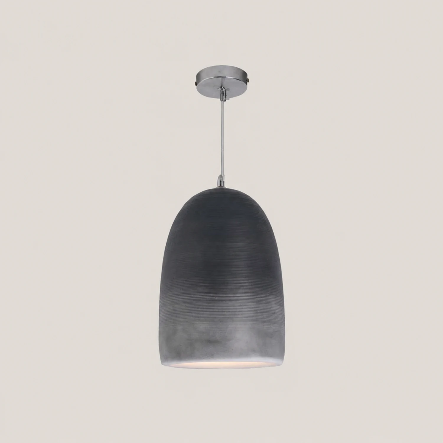 Zaid Rock Art Deco Pendant Light, 3 Color - Lumpaz