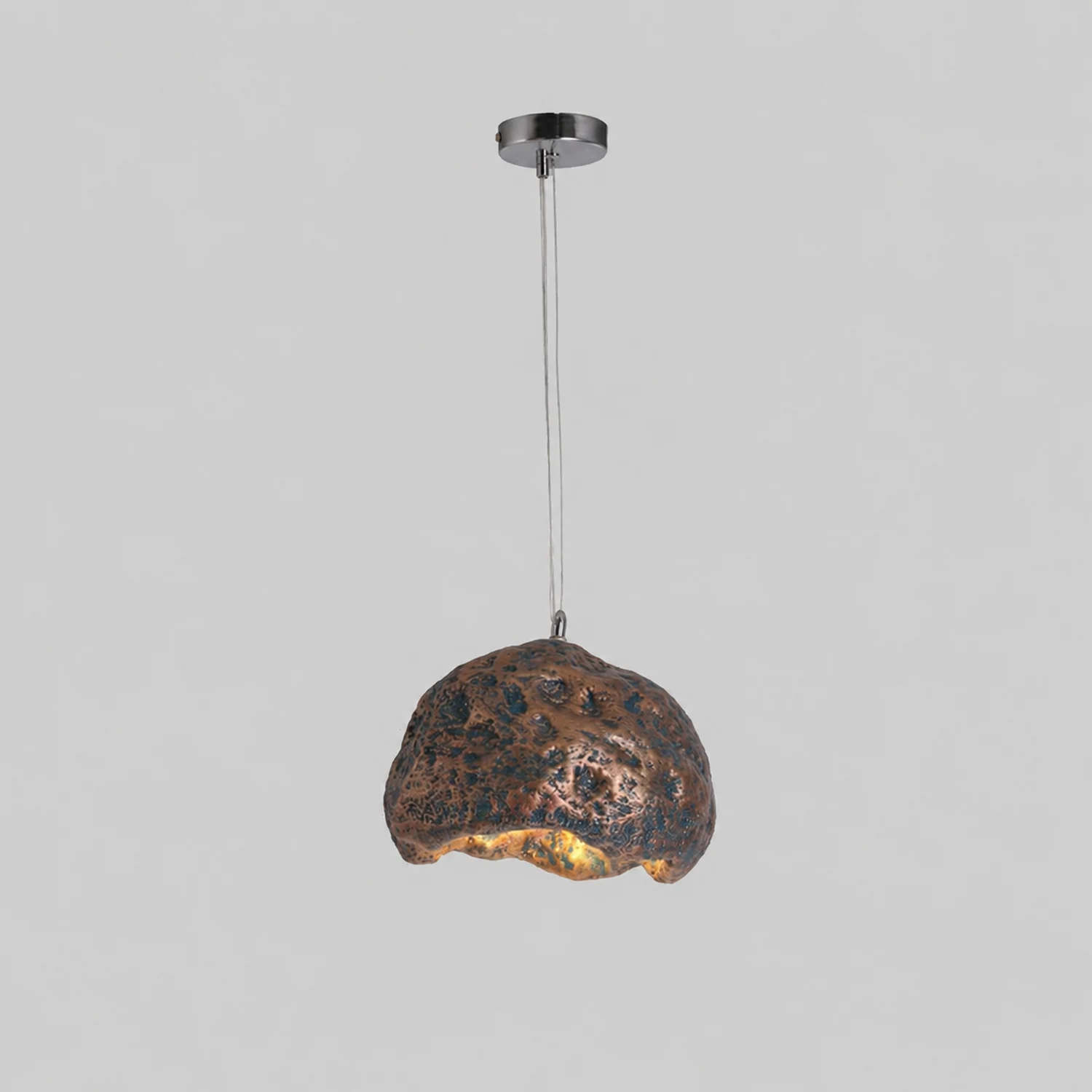 Byers Wabi Sabi Irregular Shape Resin Pendant Light, 3 Color - Lumpaz