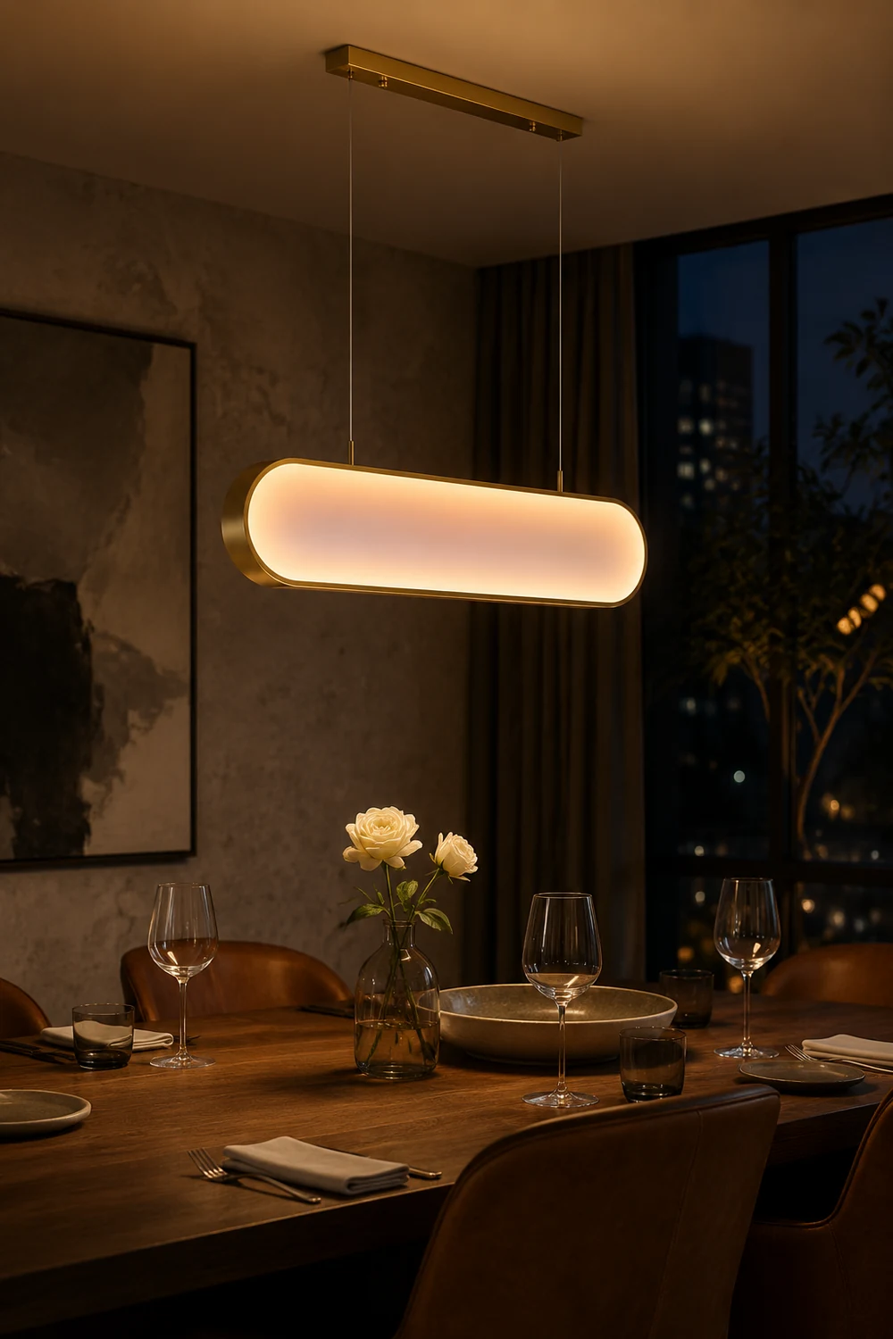 Morandi Modern Seven Colored Metal Pendant Light, 3 Color - Lumpaz