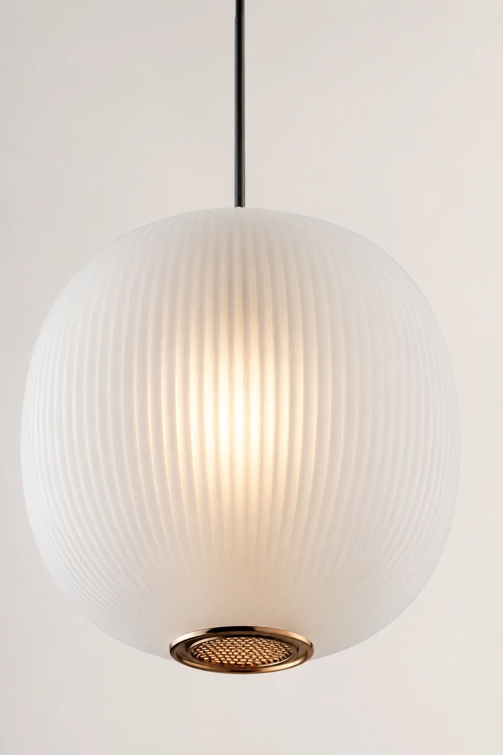 Hailie Frosted Glass Cylinder Pendant Light, Sandy White/Gray, Metal/Glass - Lumpaz