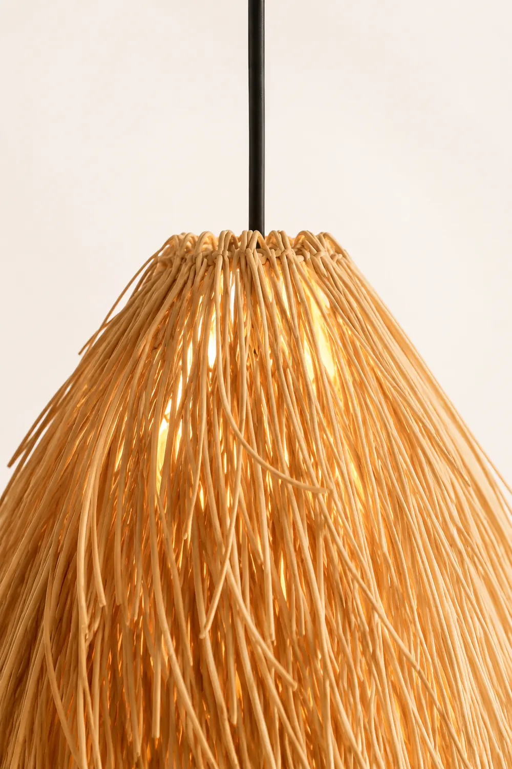 Muto Designer Handmade Weave Pendant Light, Rattan - Lumpaz