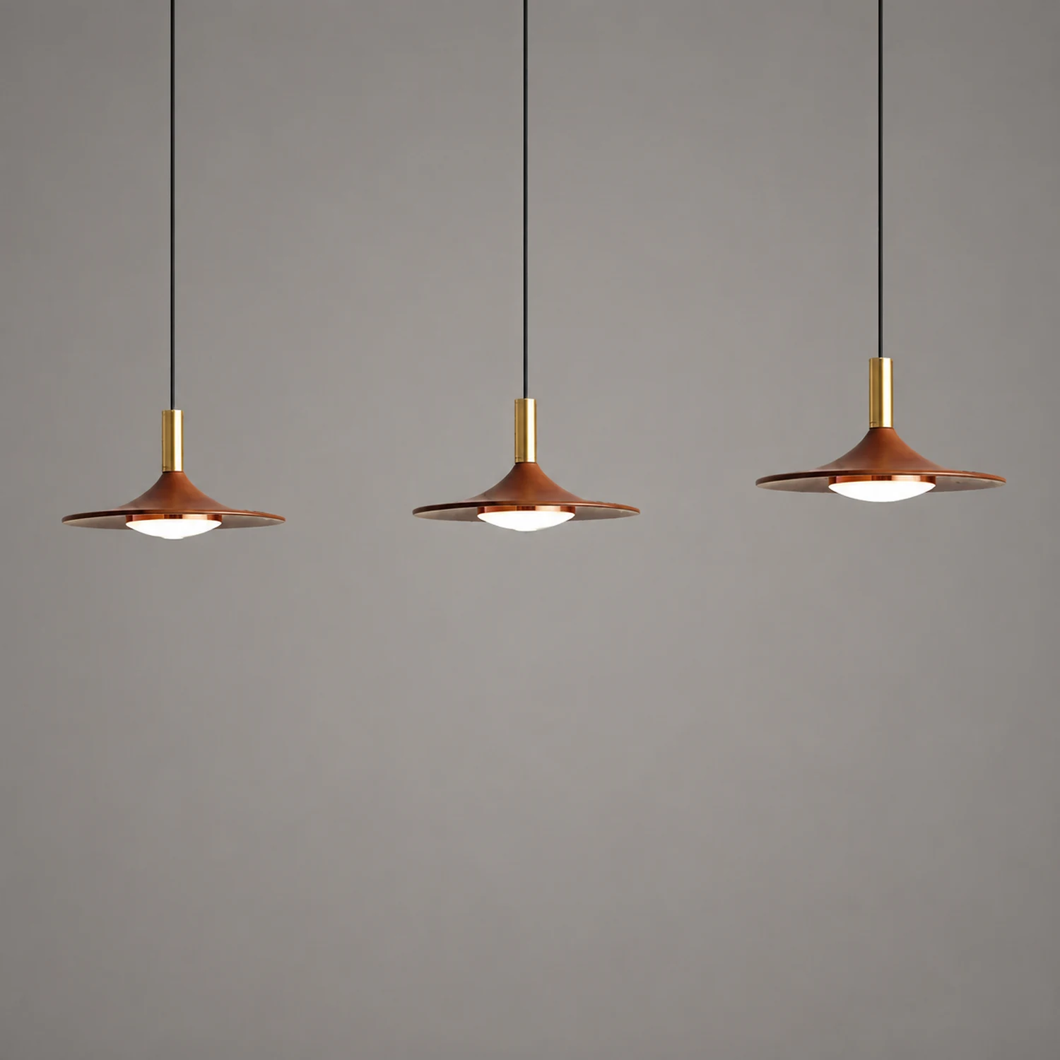 Carins Rustic Cap-shaped Wooden Pendant Light, Natural Wood - Lumpaz