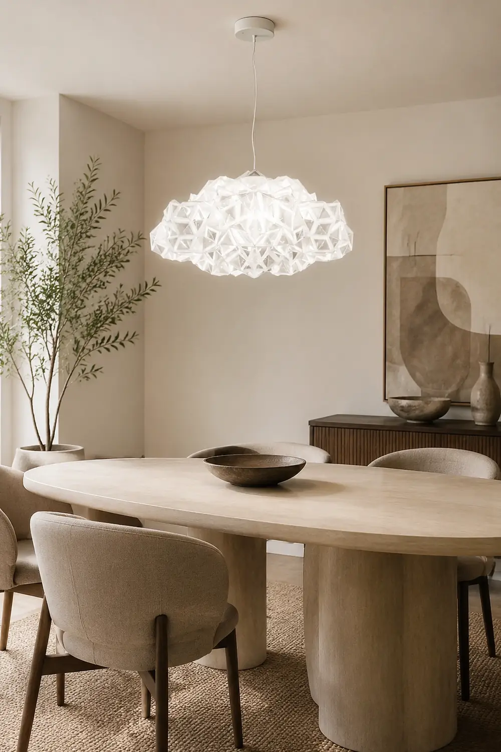 Bella Designer Modern Acrylic Pendant - Lumpaz