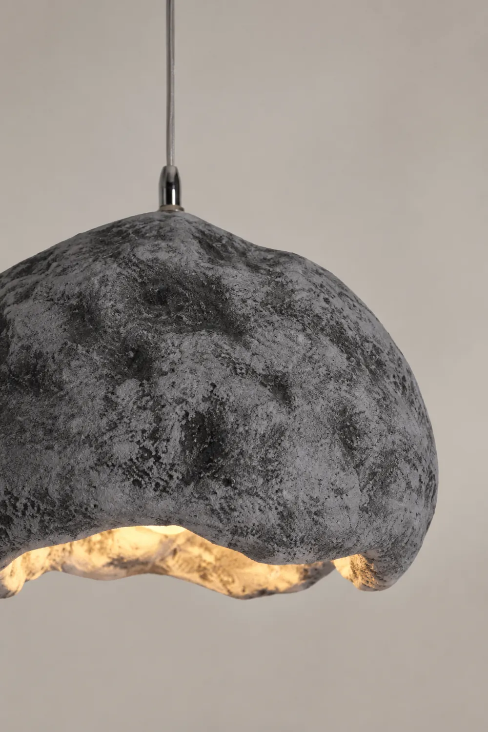 Byers Wabi Sabi Irregular Shape Resin Pendant Light, 3 Color - Lumpaz