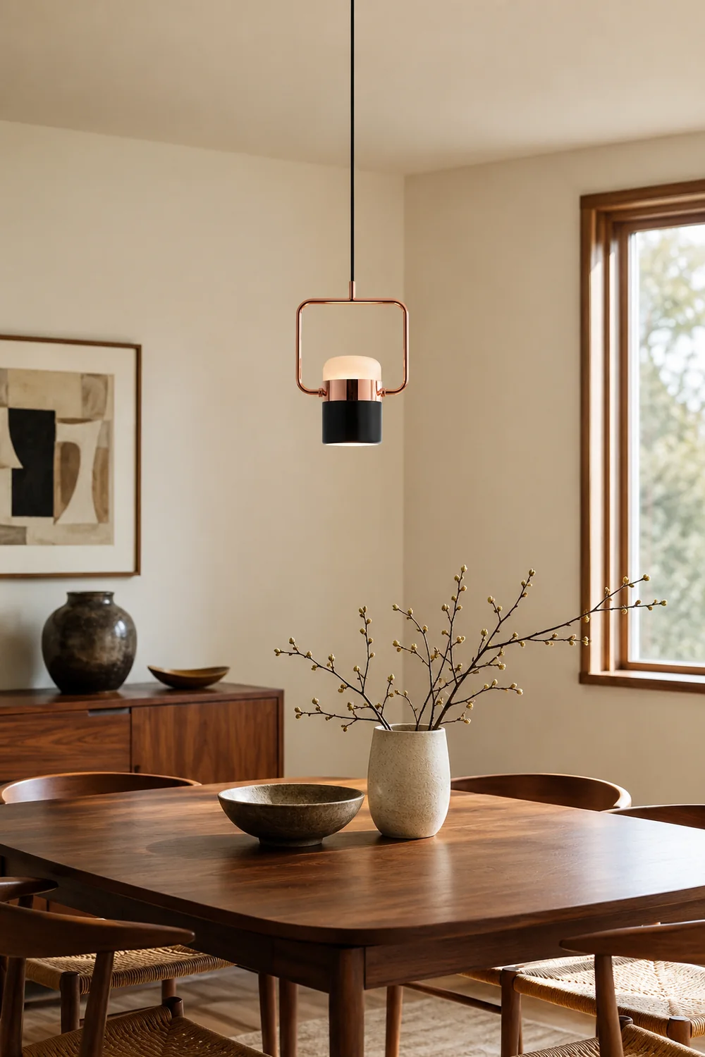 Cooley Modern Industrial Scandinavian Metal/Glass Pendant Light，White/Black - Lumpaz