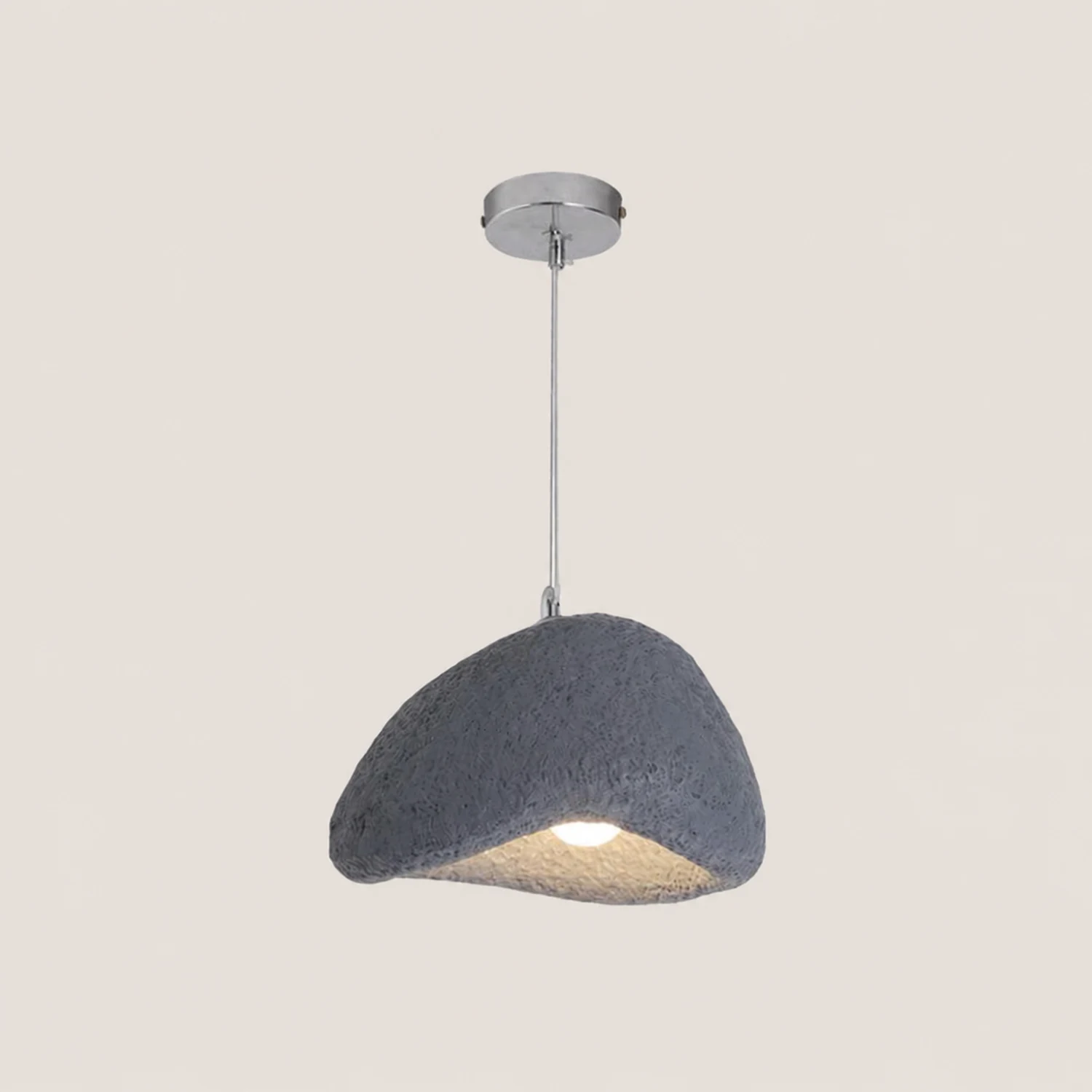 Byers Wabi Sabi Bread Shape Resin Pendant Light, Resin, 4 Color - Lumpaz