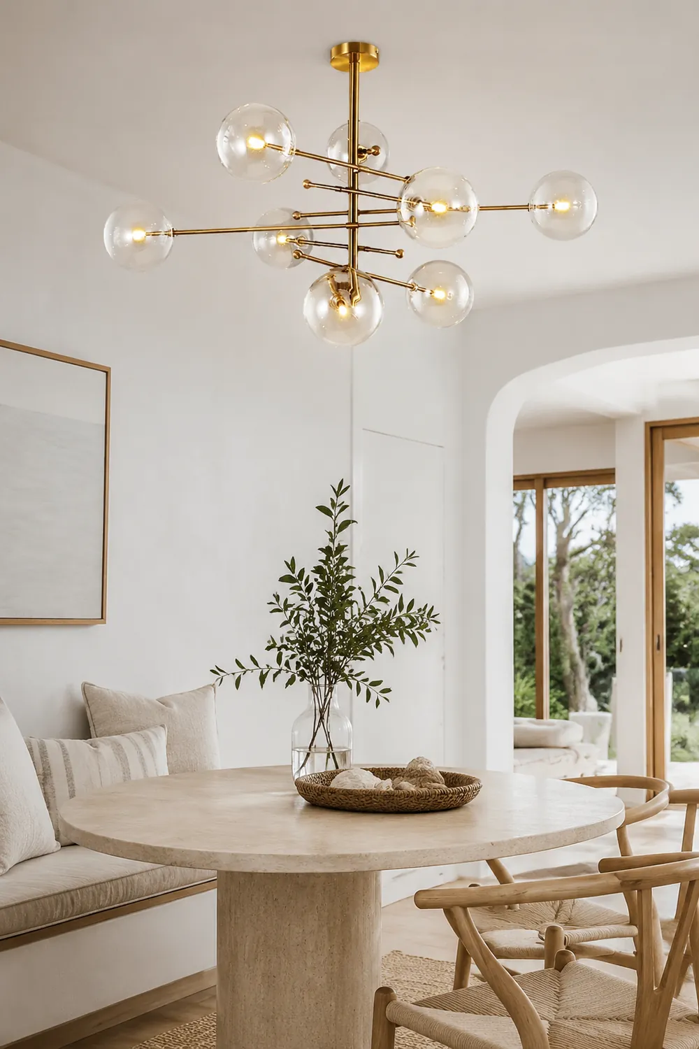 Valentina Modern Bubble  Pendant Light, Gold - Lumpaz