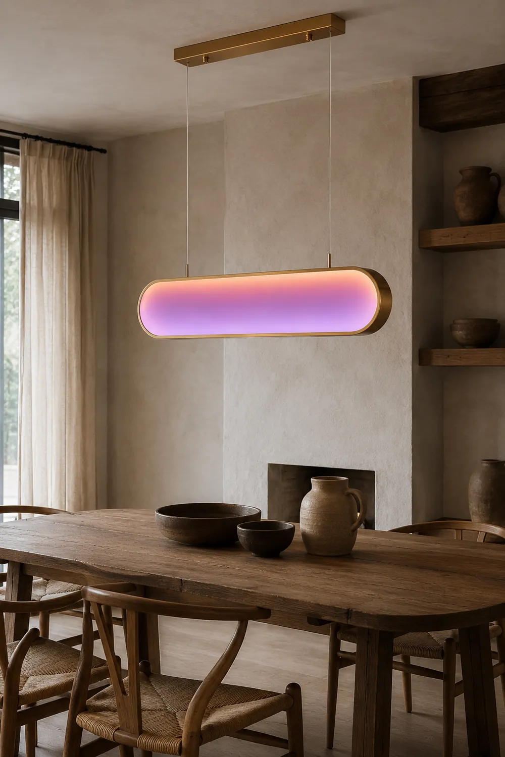 Morandi Modern Seven Colored Metal Pendant Light, 3 Color - Lumpaz
