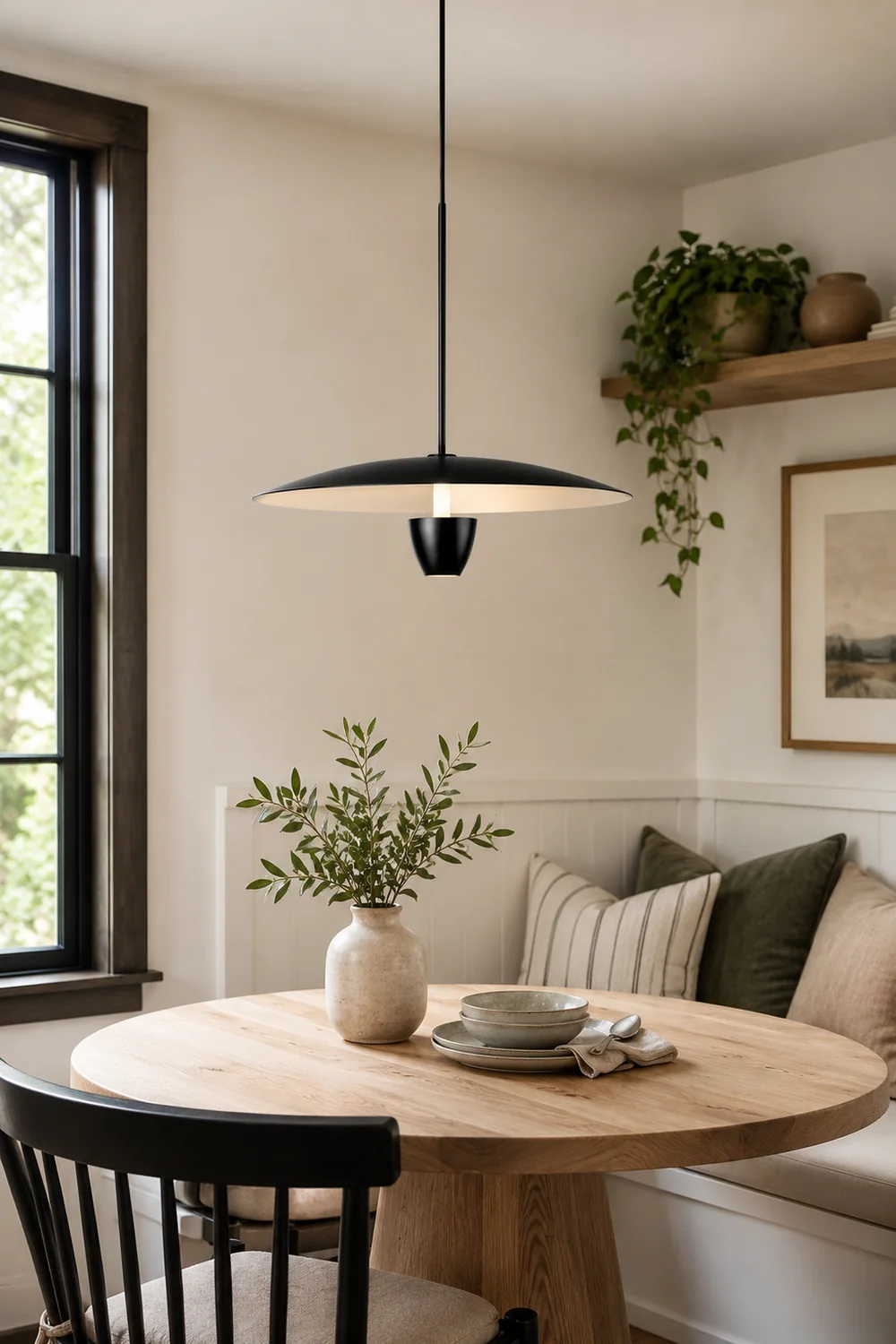 Carins Modern Nordic Metal Pendant Light, Black - Lumpaz