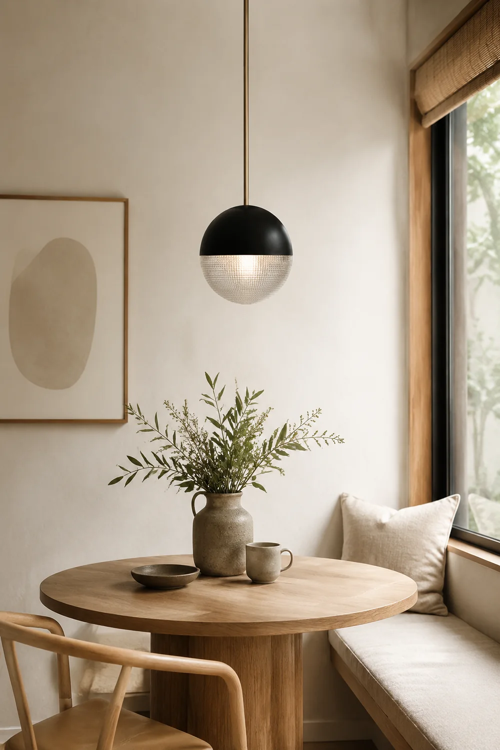 Hailie Vintage Pendant Light, Black & Gold, 7.8"/11.8" - Lumpaz