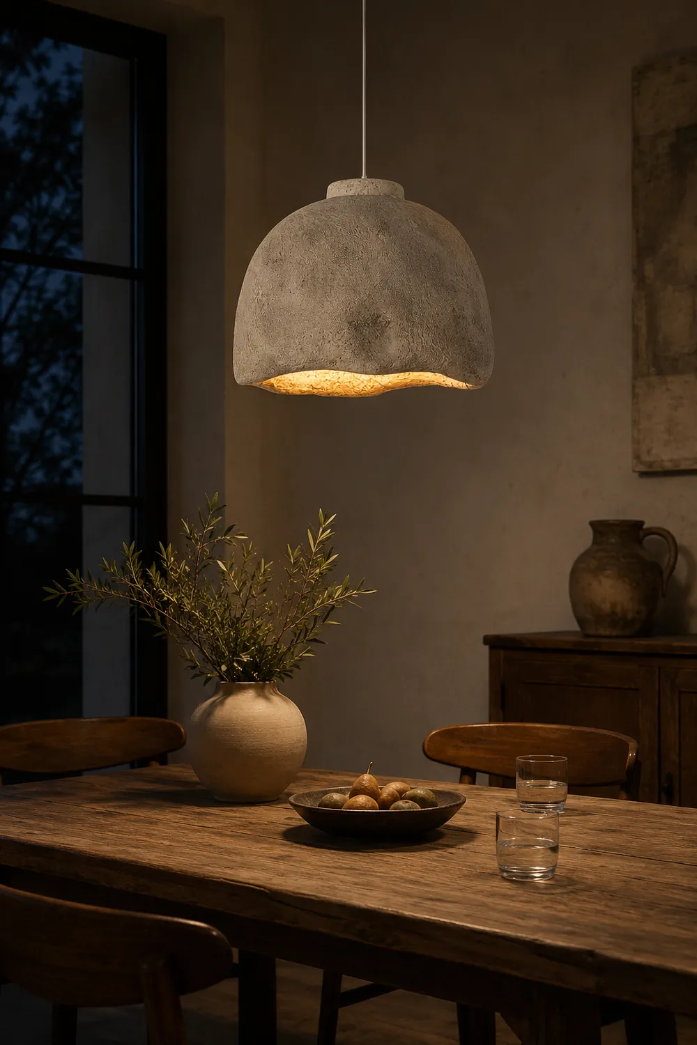 Cairns Pendant Light, 2 Colors, 13.7"/17.7"/23.6" - Lumpaz