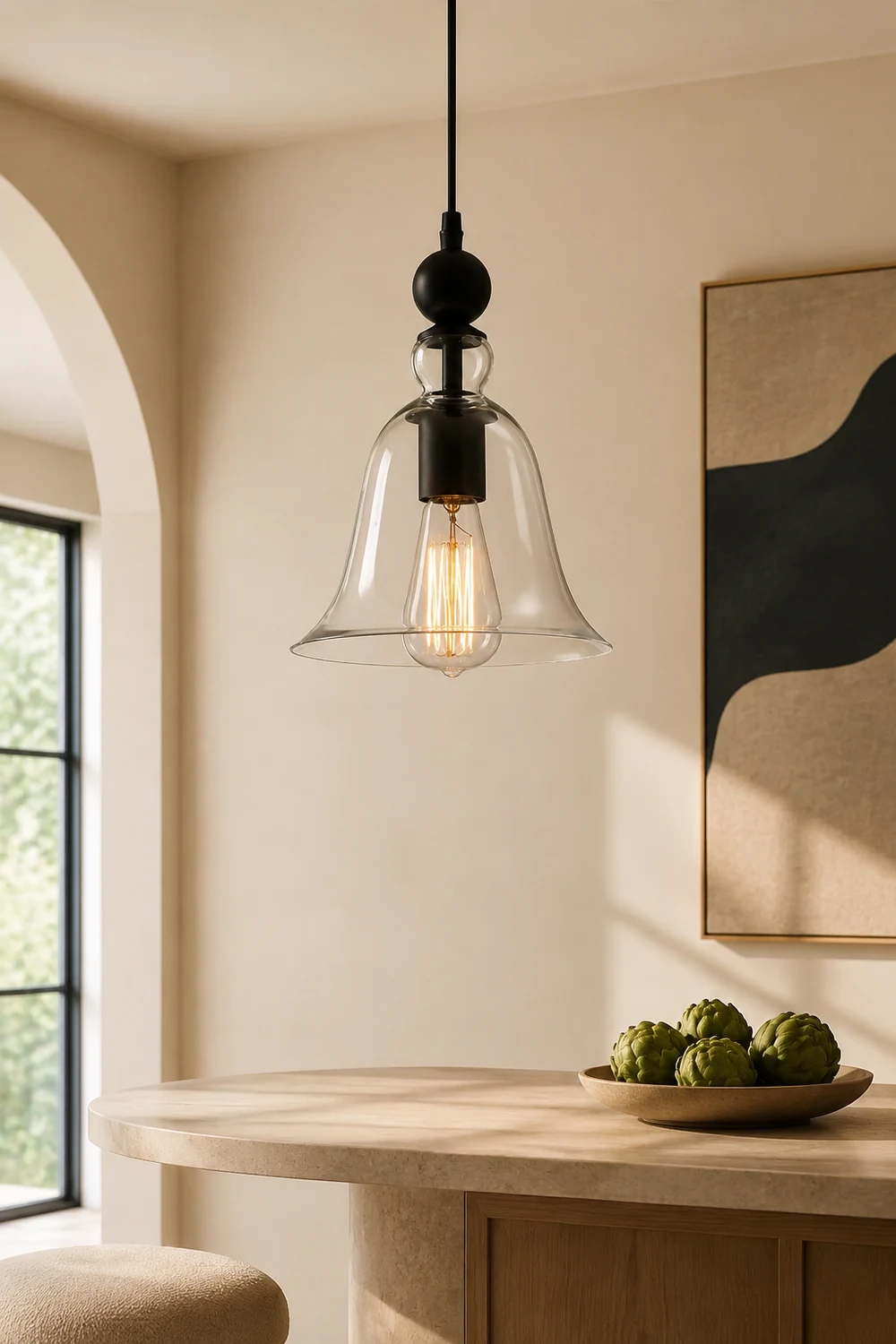 Cooley Vintage Industrial Bell Pendant Light - Lumpaz