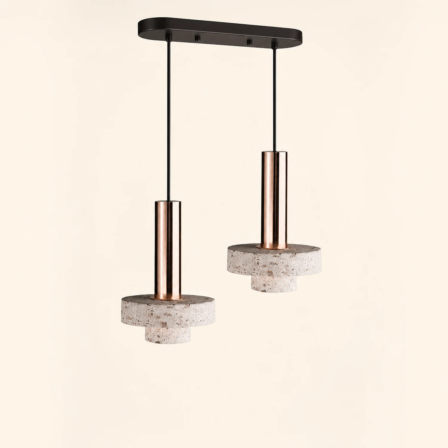 Zaid Modern LED Art Deco Colorful Pendant Light, Terrazzo - Lumpaz