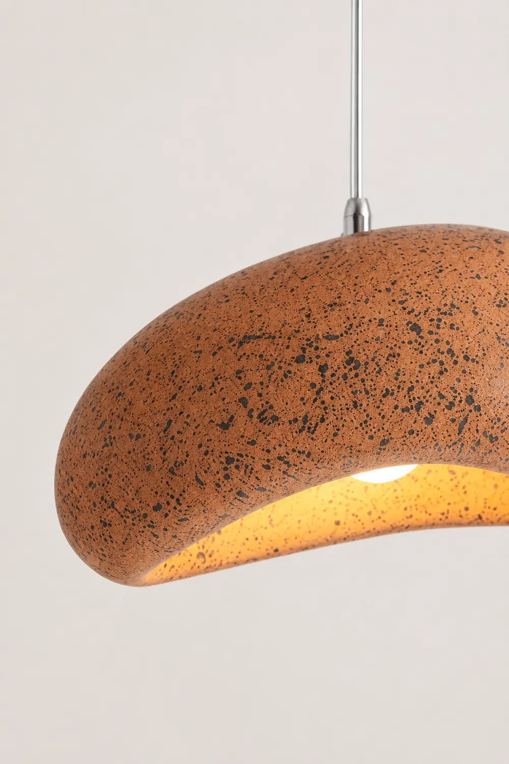 Byers Wabi Sabi Bread Shape Resin Pendant Light, 4 Color - Lumpaz