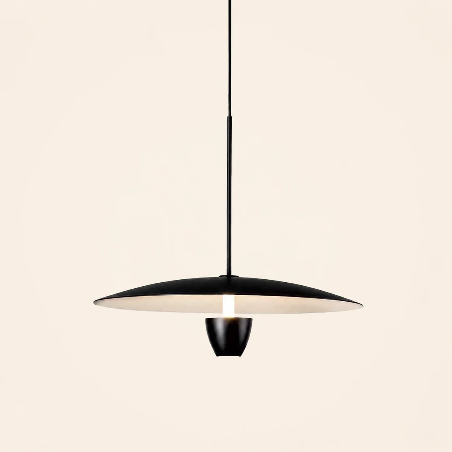 Carins Modern Nordic Metal Pendant Light, Black - Lumpaz
