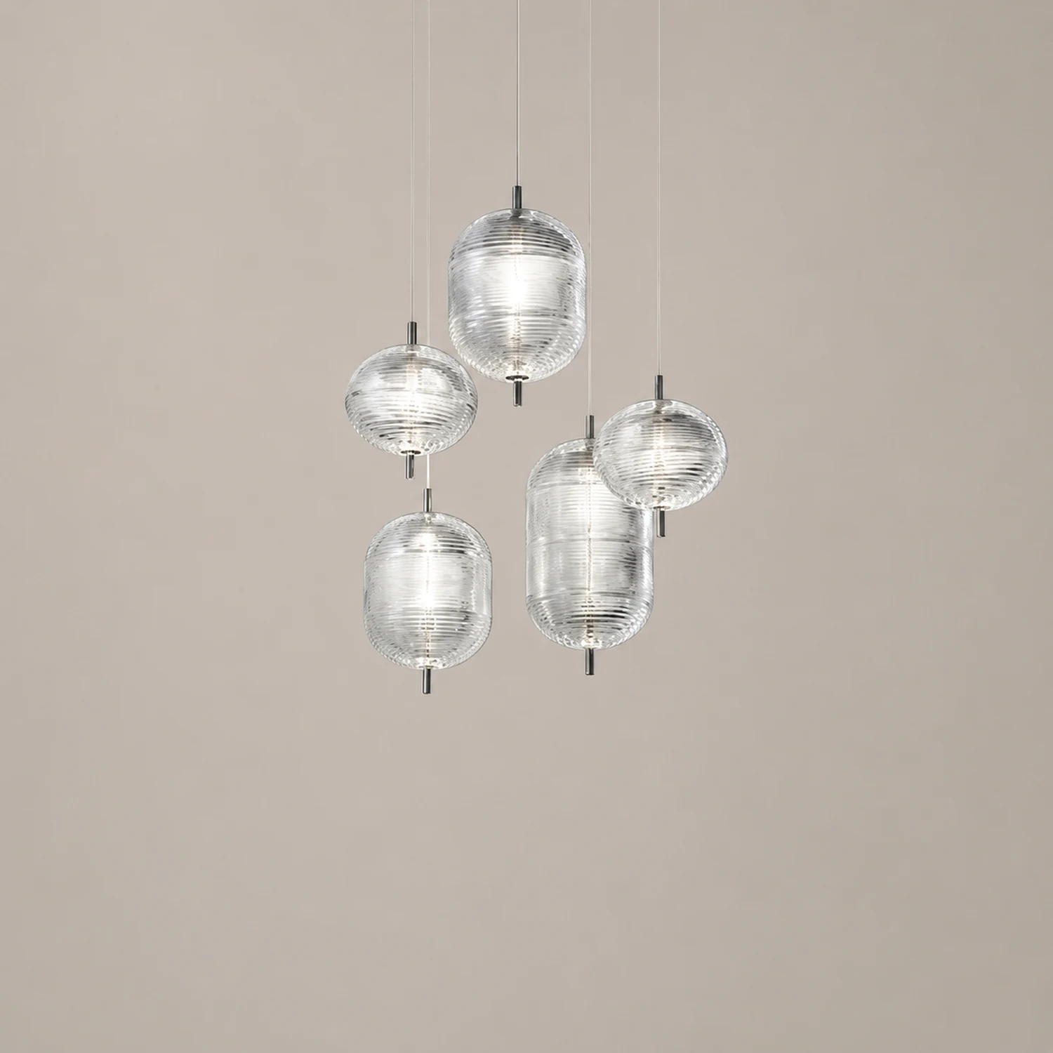 Hailie Designer Art Modern Pendant Light, Black/Gold - Lumpaz