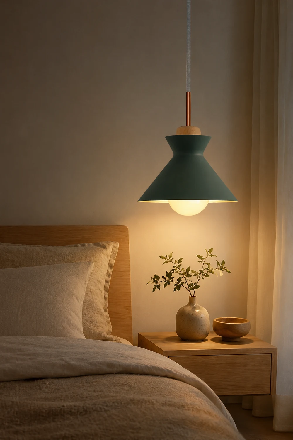 Morandi Geometric Colorful Pendant Light, Metal, Kitchen Island - Lumpaz