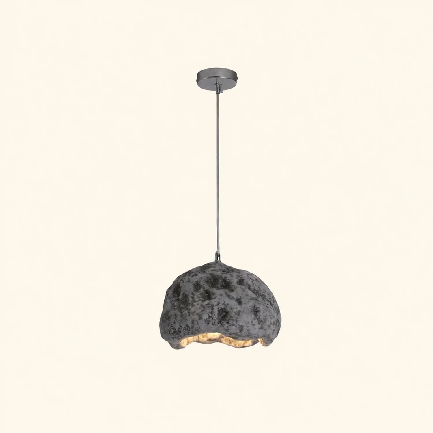 Byers Wabi Sabi Irregular Shape Resin Pendant Light, 3 Color - Lumpaz