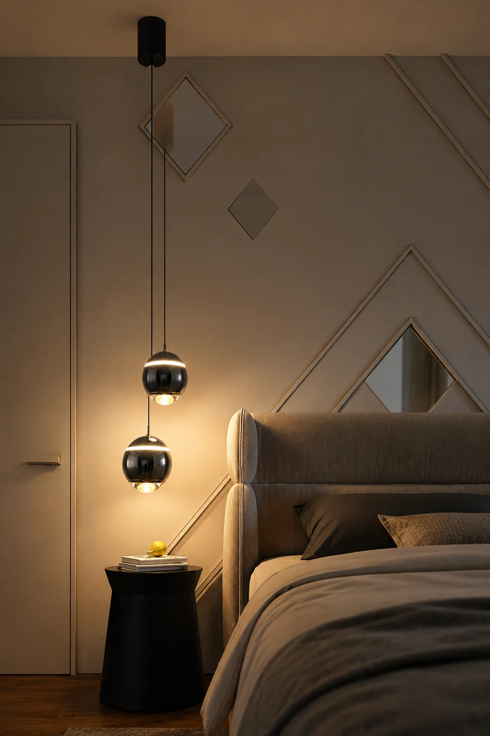 Valentina Modern Round LED Pendant Light, Kitchen Island - Lumpaz