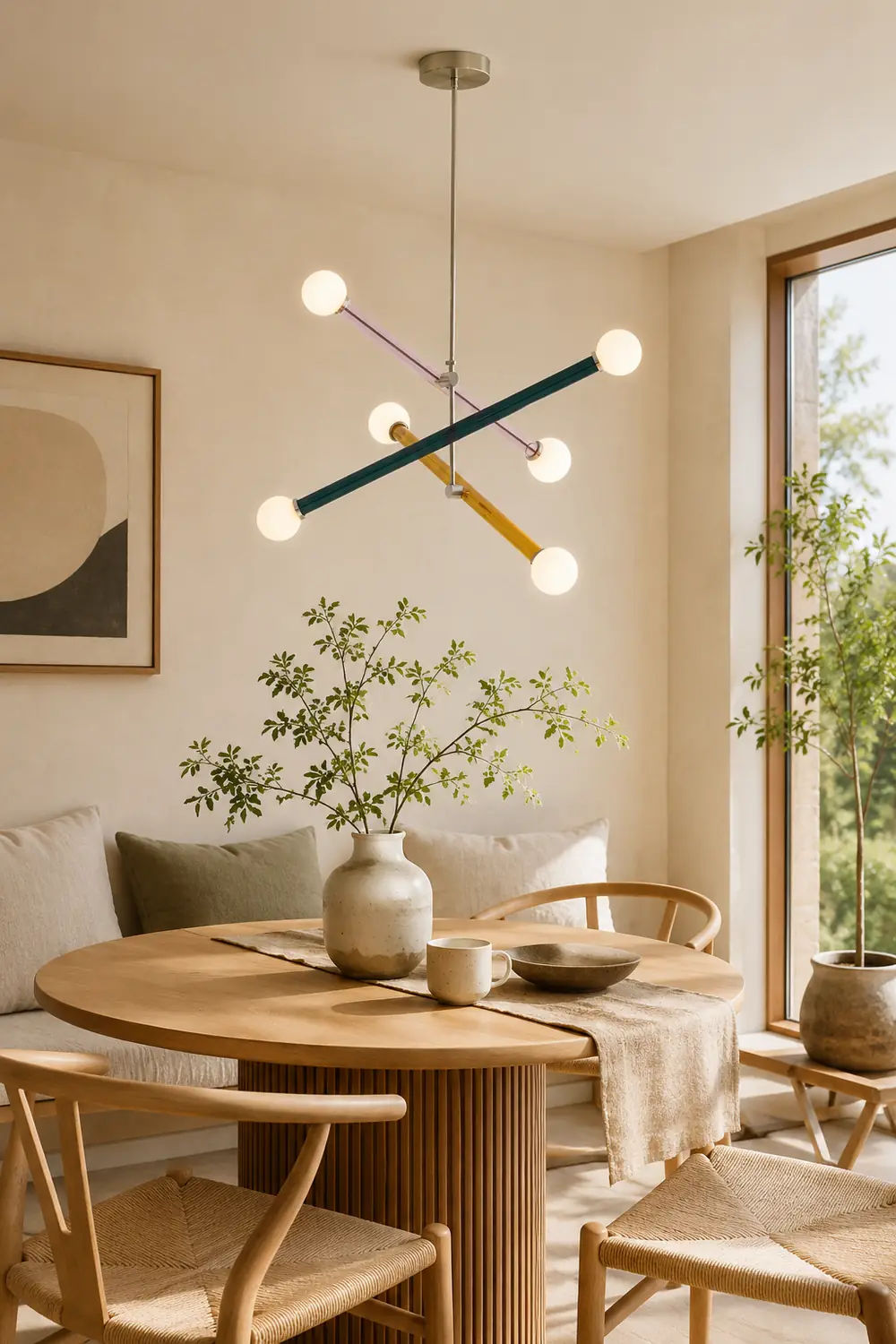 Avi Modern Metal/Glass Creative Children Bedroom Pendant Light Adjustable - Lumpaz