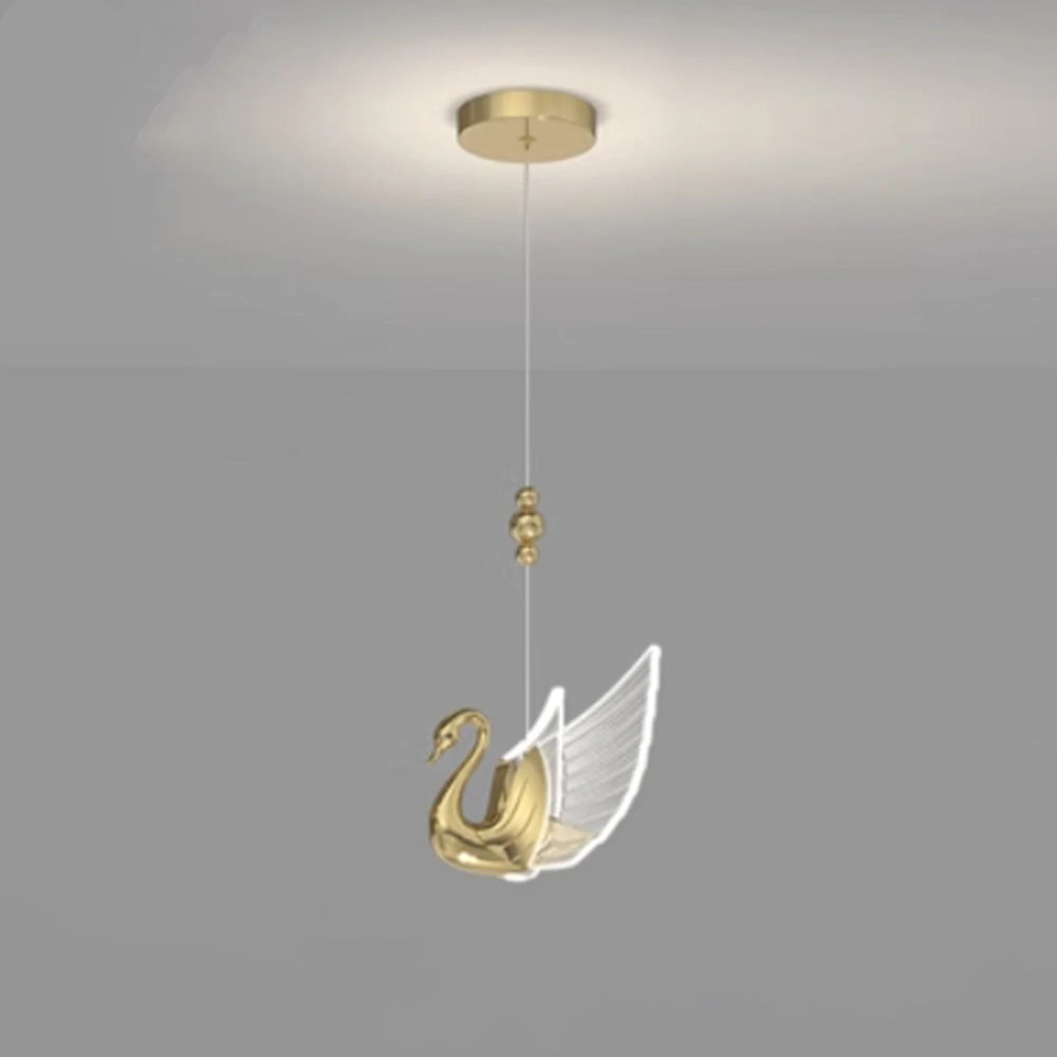 Kady Modern Creative Swan Pendant Light, 2 Color - Lumpaz