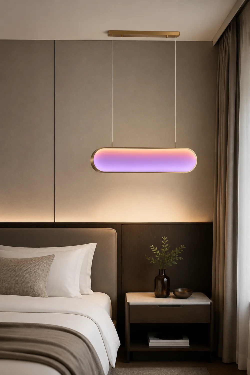 Morandi Modern Seven Colored Metal Pendant Light, 3 Color - Lumpaz