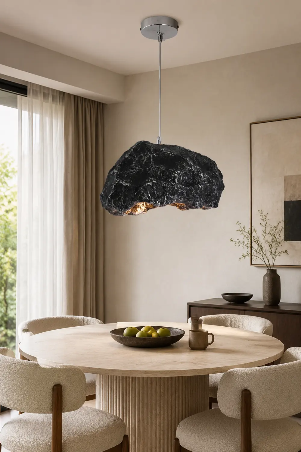 Byers Wabi Sabi Irregular Shape Pendant Light 4 Color Living Room - Lumpaz