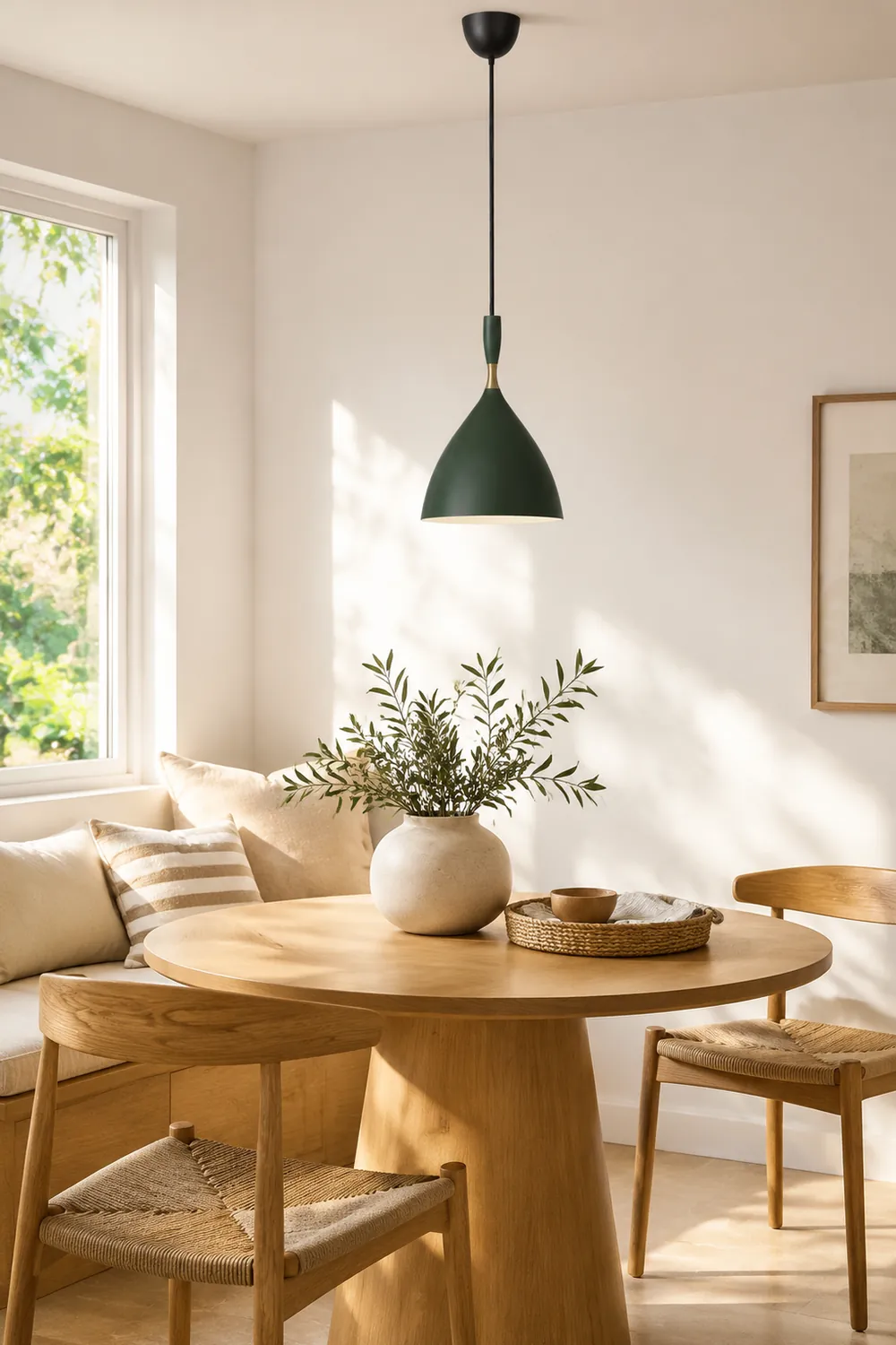 Morandi Metal Colorful Single Pendant Light Bedroom/Living Room - Lumpaz