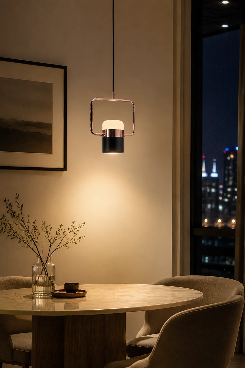 Cooley Modern Industrial Scandinavian Metal/Glass Pendant Light，White/Black - Lumpaz