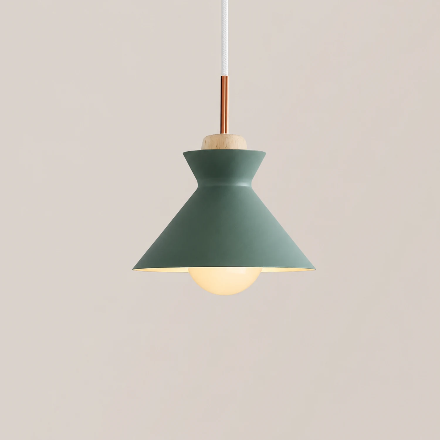 Morandi Geometric Colorful Pendant Light, Metal, Kitchen Island - Lumpaz