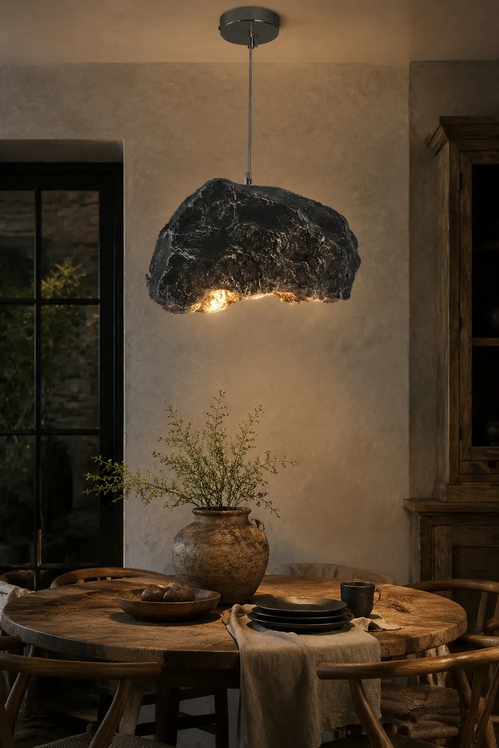 Byers Wabi Sabi Irregular Shape Pendant Light 4 Color Living Room - Lumpaz