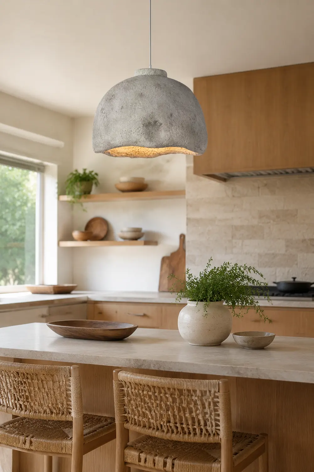 Cairns Pendant Light, 2 Colors, 13.7"/17.7"/23.6" - Lumpaz