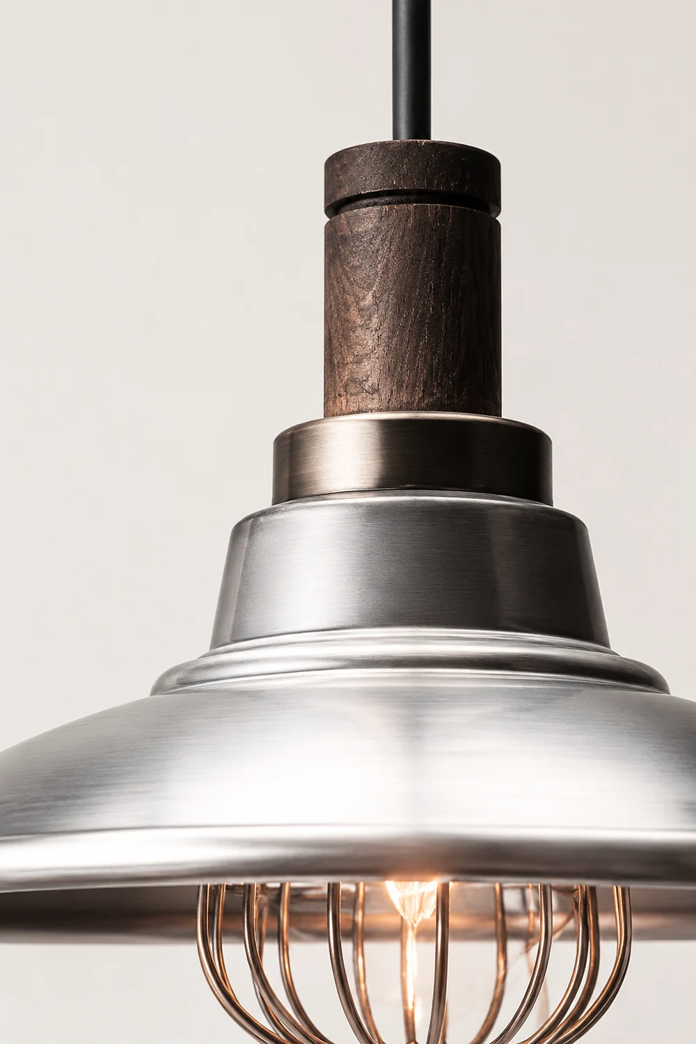 Alessio Industrial Vintage Pendant Light Metal Kitchen Restaurant - Lumpaz