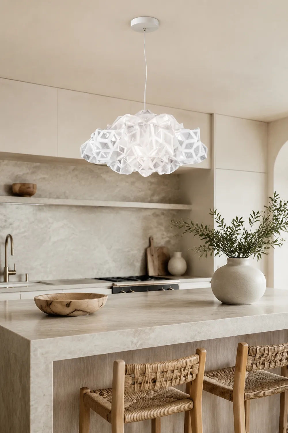 Bella Designer Modern Acrylic Pendant - Lumpaz